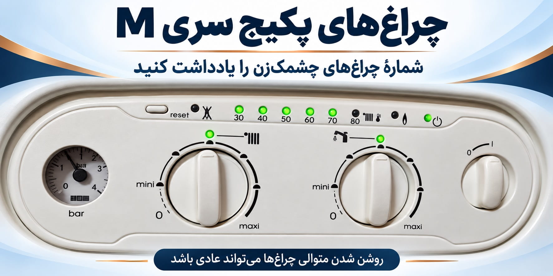 چراغ‌های پکیج سری M