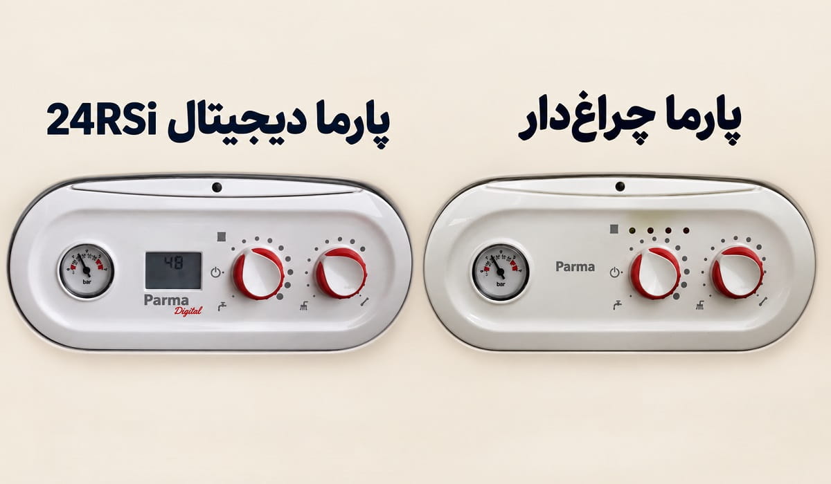 مقایسه پنل دیجیتال و چراغ‌دار